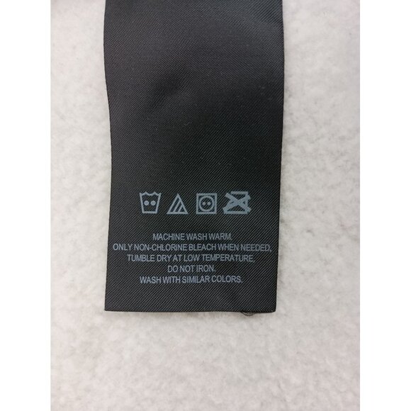 Men's Hurley Reflective Logo Full-Zip Fleece Hoodie Gray Size L - Picture 9 of 9